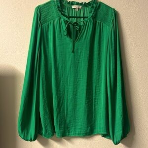 Kelly green blouse